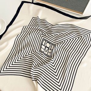 Silky Hair Scarf/27" Square Neck Scarf